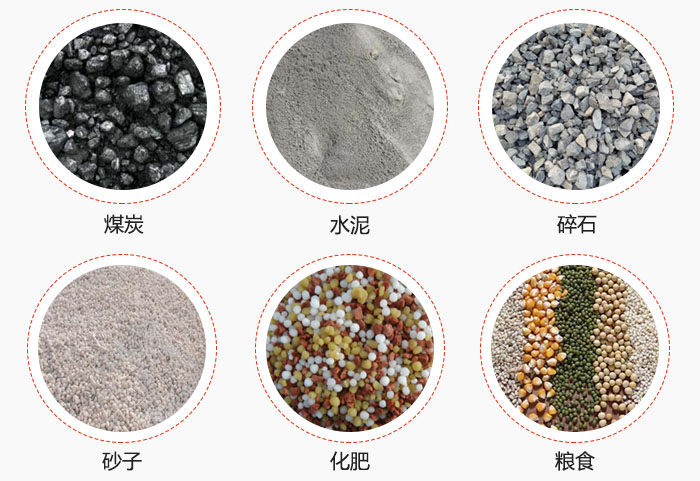 TH型鬥式提升機适用物料煤、水泥、碎石、砂子、化肥、糧食展示圖。