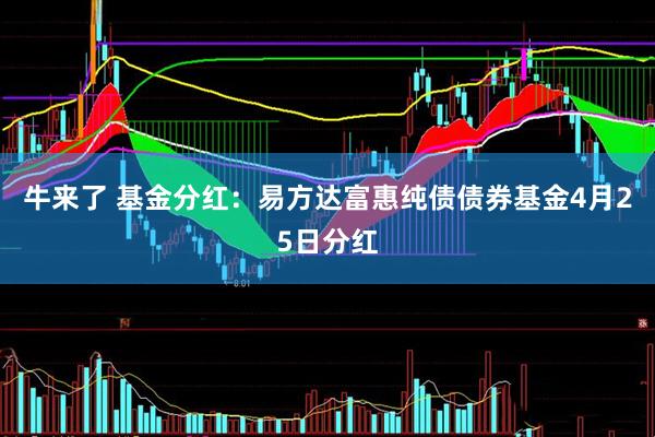 牛来了 基金分红：易方达富惠纯债债券基金4月25日分红