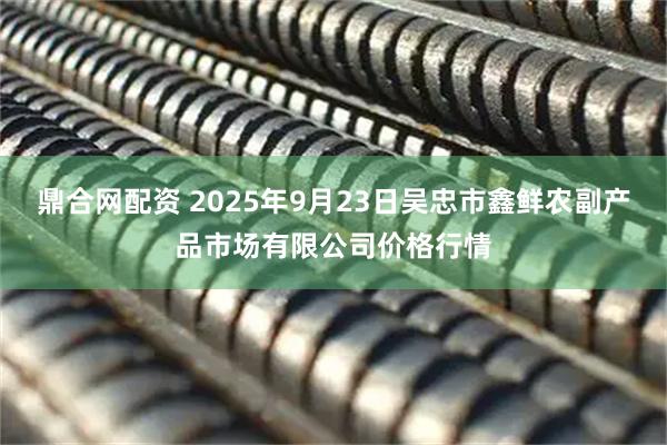 鼎合网配资 2025年9月23日吴忠市鑫鲜农副产品市场有限公司价格行情
