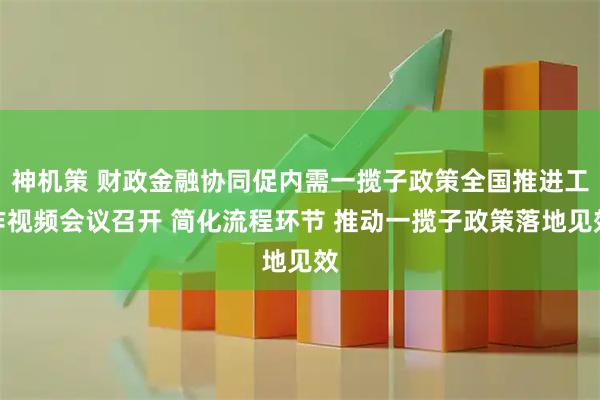 神机策 财政金融协同促内需一揽子政策全国推进工作视频会议召开 简化流程环节 推动一揽子政策落地见效